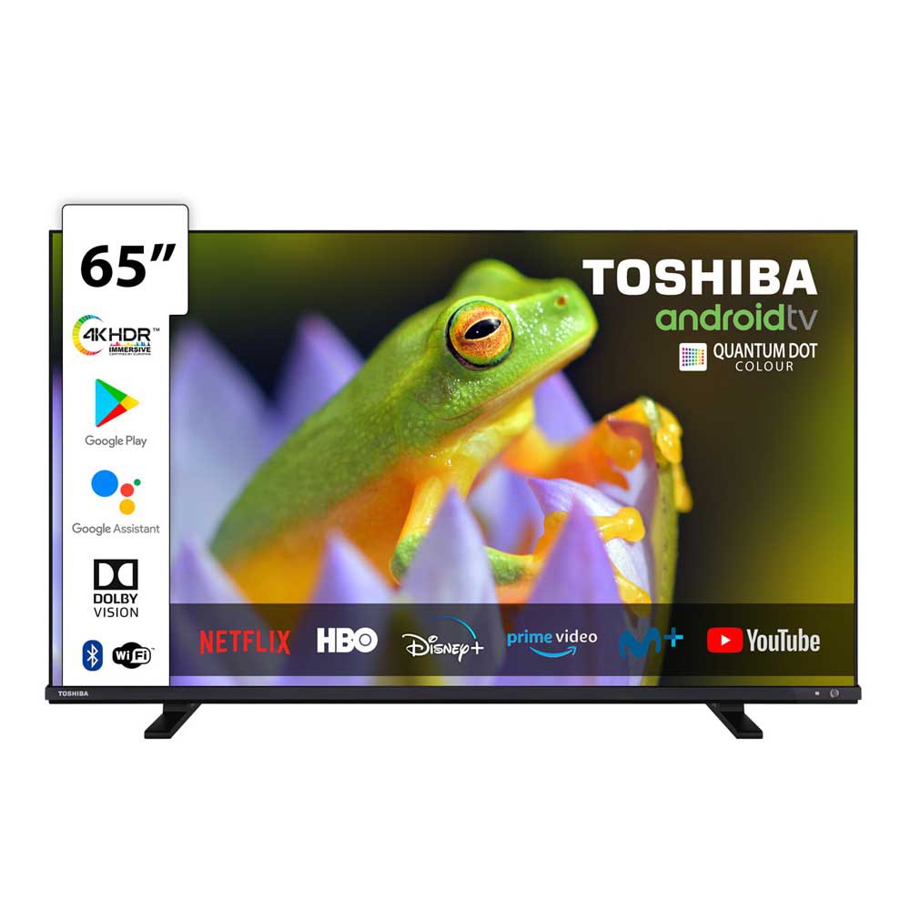 Toshiba 65qa4c63dg 65´´ 4k Led Tv Black Europe PAL unisex
