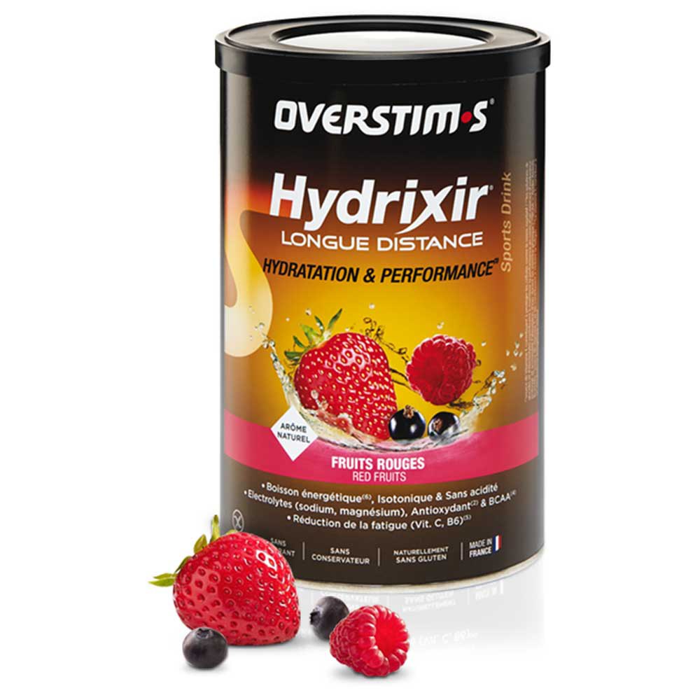 Overstims Hydrixir 600gr Forest Fruit Röd,Svart