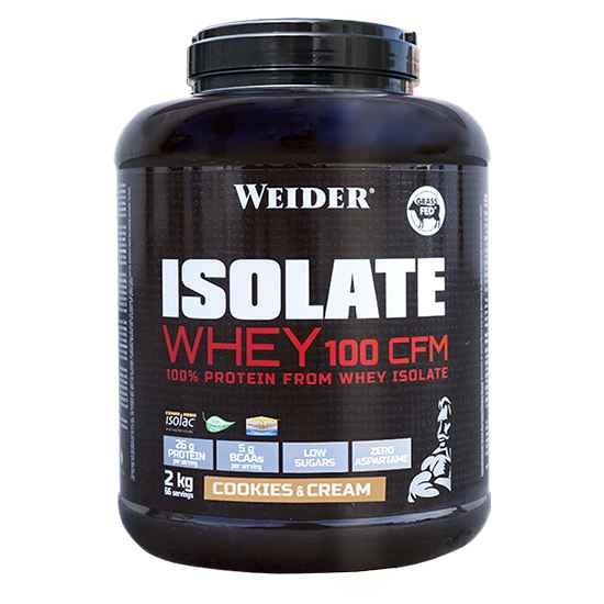 Weider Isolate Whey 100 Cfm 2kg Cookies And Cream Guld