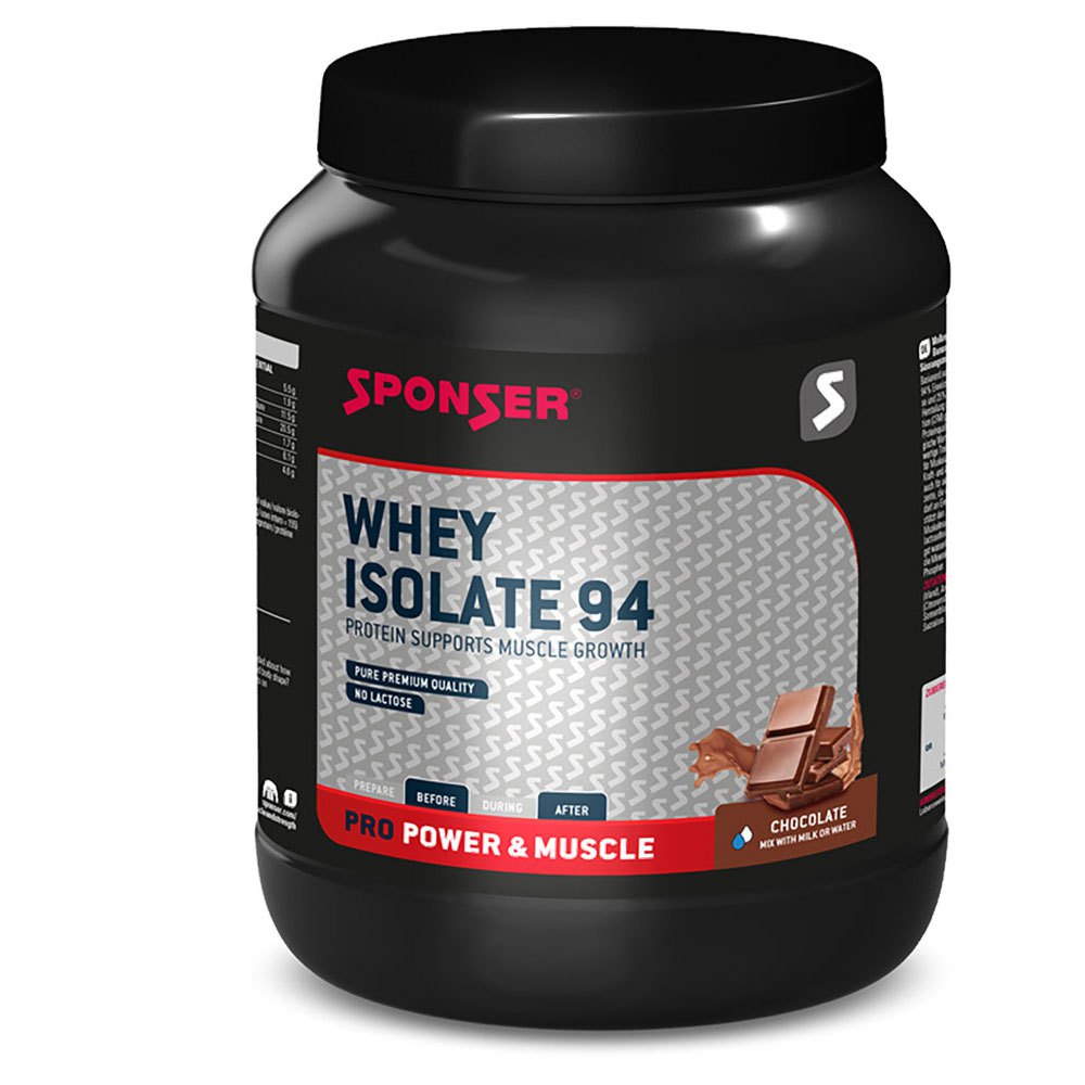 Sponser Sport Food Whey Isolate 94 Chocolate Protein Powders 850g Durchsichtig