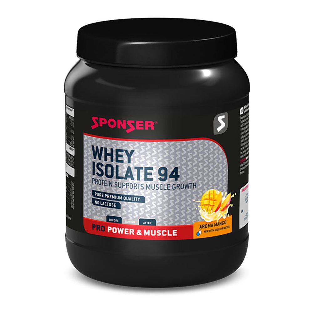 Sponser Sport Food Whey Isolate 94 Mango Protein Powders 425g Durchsichtig