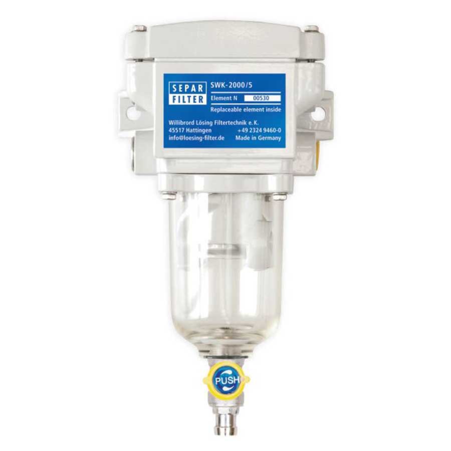 Separ Filter Swk-2000/5 Water Fuel Separator Filter Durchsichtig