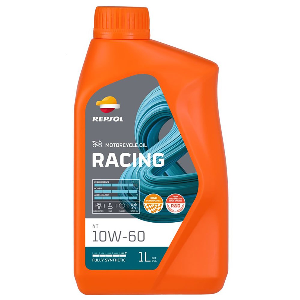 Repsol Racing 4t 10w60 1l Motor Oil Durchsichtig