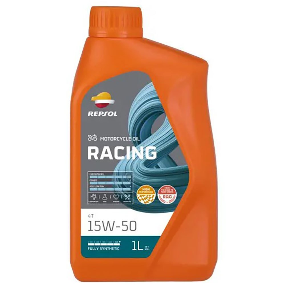 Repsol Racing 4t 15w50 1l Motor Oil Durchsichtig