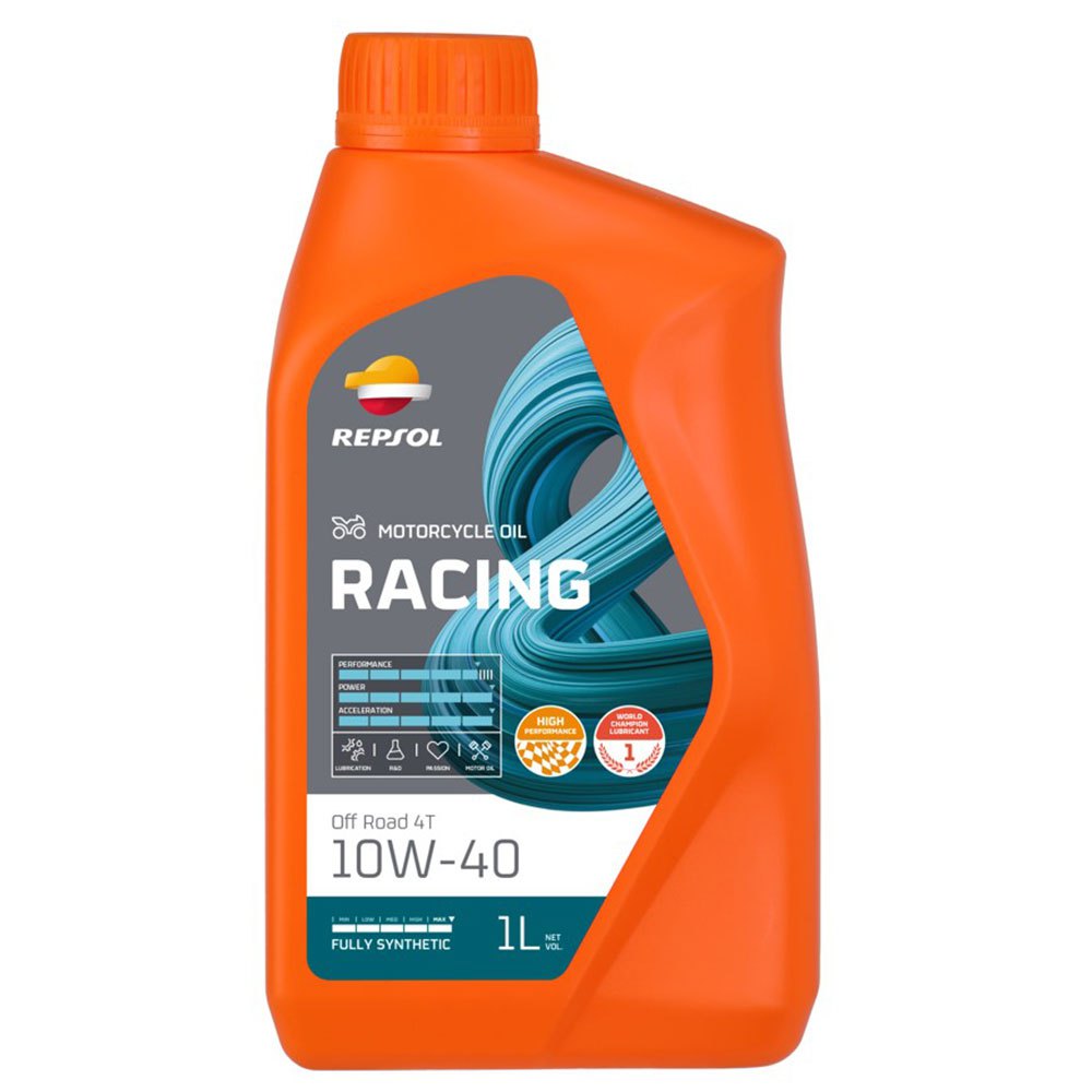 Repsol Racing Off Road 4t 10w40 1l Motor Oil Durchsichtig