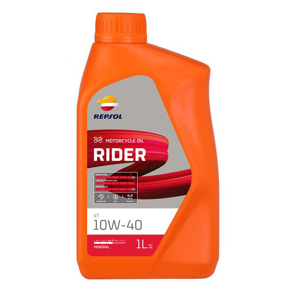 Repsol Rider 4t 10w40 Cp-1 Motor Oil Durchsichtig