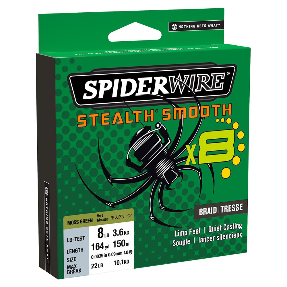 Spiderwire Stealth Smooth 8 Braid 2000 M Grönt 0.150 mm
