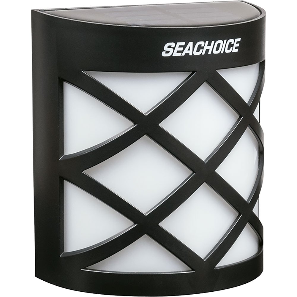 Seachoice Side Mount Solar Led Lamp Svart 7-8 Lumens