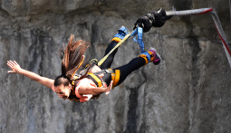Bungee Jumping in Veglio