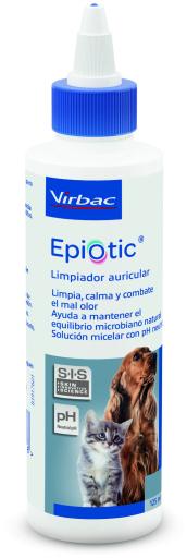 Epiotic Nettoyeur d'Oreilles pour Chiens et Chats 125 ml Virbac