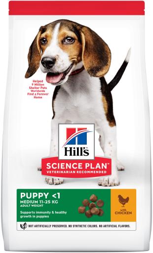 Science Plan Medium Puppy au Poulet 2.5 KG Hill's