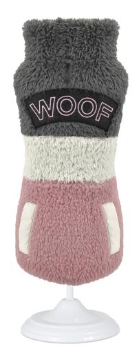 Woof Pink Hoodie XXS - 25 cm Nayeco