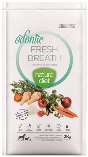 Natura Diet Odontic Fresh Breath Haleine Fraîche 3 Kg Natura Diet