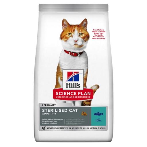 Hill’s Young Adult Science Plan Sterilised Atún pienso para gatos