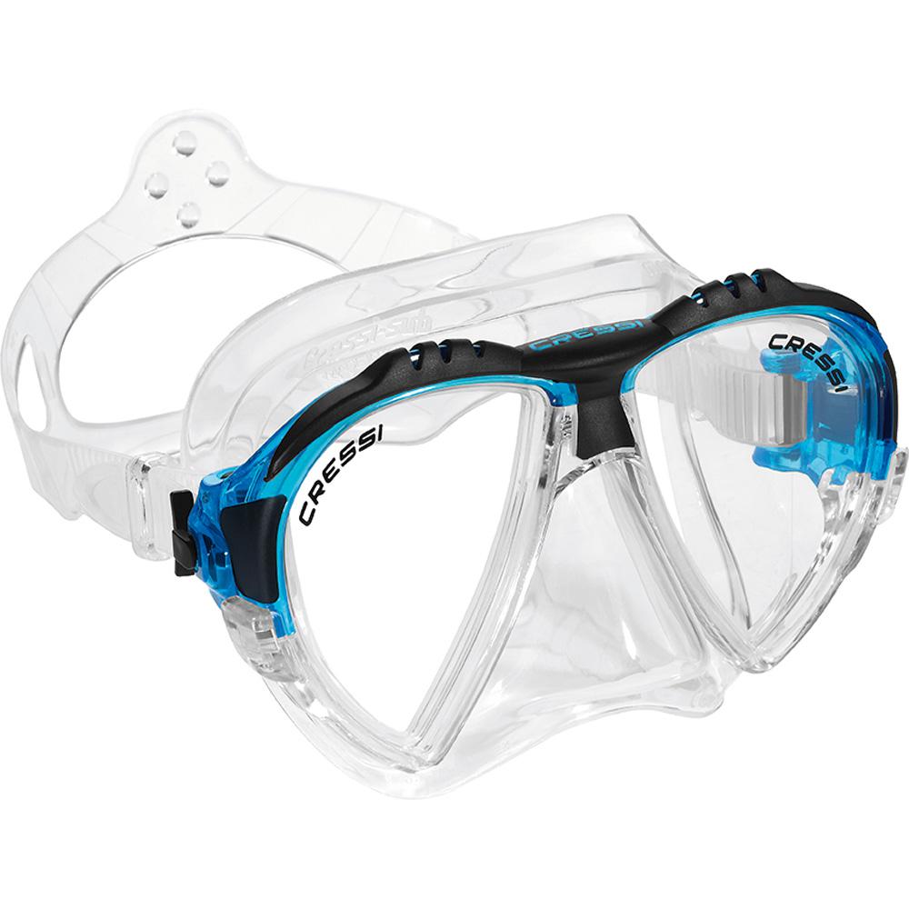 Zdjęcia - Maska do pływania Cressi Sub Cressi Matrix Diving Mask Przezroczysty,Niebieski ADS301063 