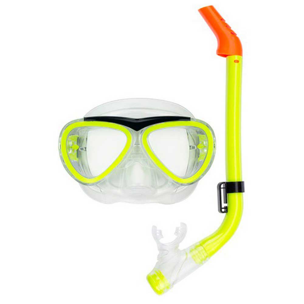 Zdjęcia - Maska do pływania Waimea Diving Set Przezroczysty,Zielony SR088DHFGE-FGE-Uni 