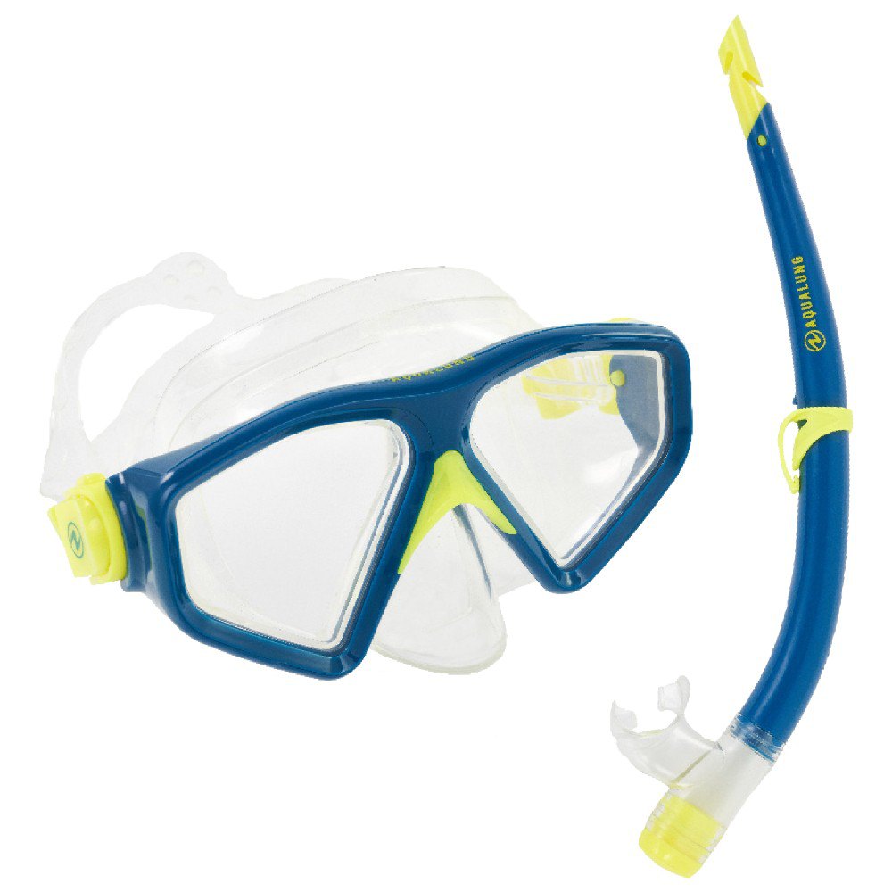 Zdjęcia - Maska do pływania Aqua lung Aqualung Saturn Combo Snorkeling Set Niebieski SC3980040 