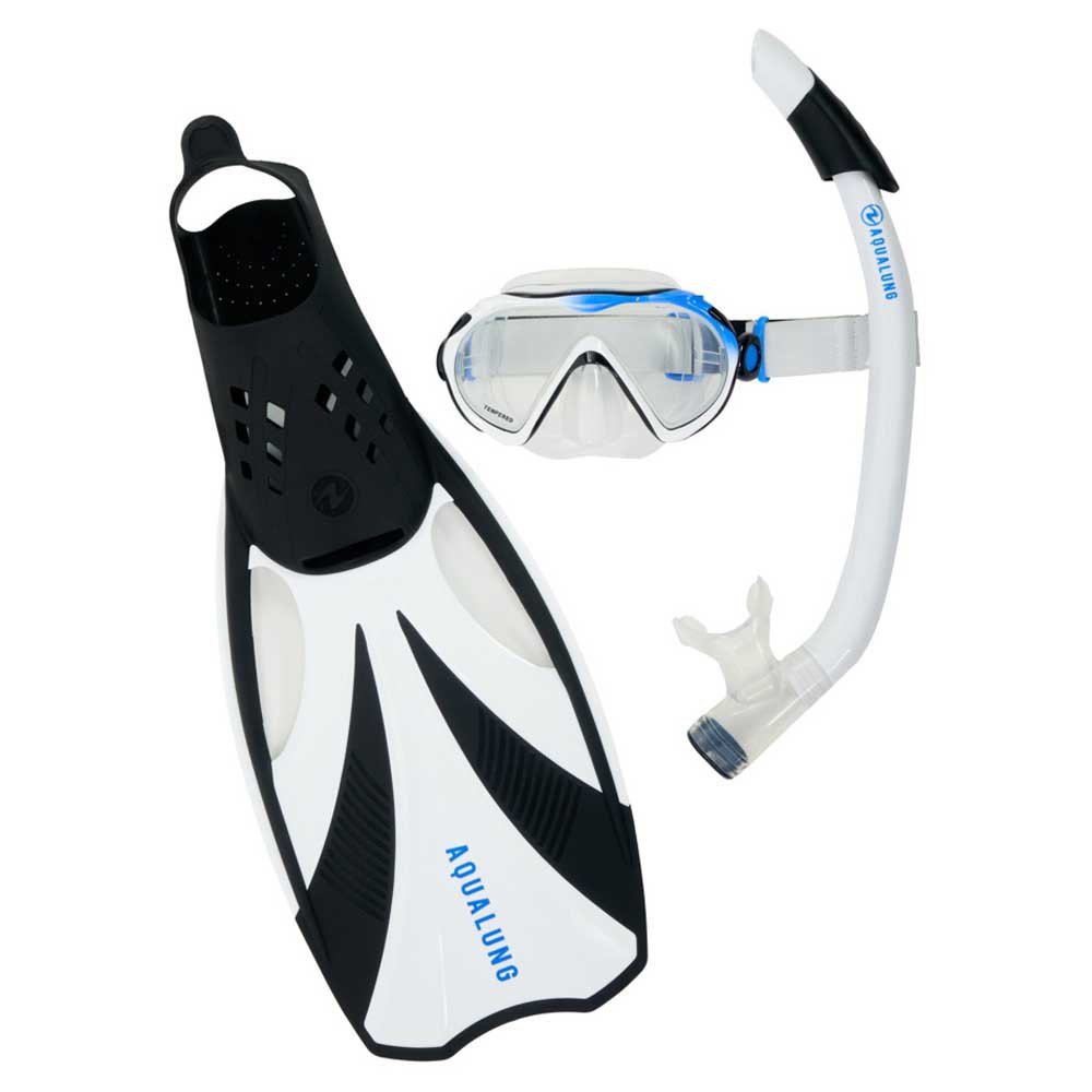 Zdjęcia - Maska do pływania Aqua lung Aqualung Compass Set Biały,Czarny M SR4110109M 