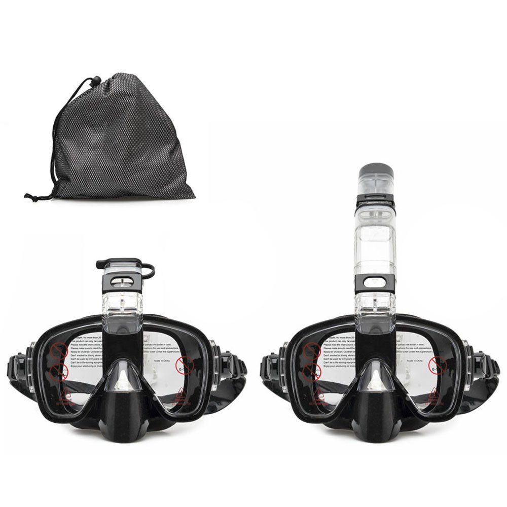 Zdjęcia - Maska do pływania Atosa Silicone Network Snorkeling Mask Czarny 9628-Multicolor-One Size