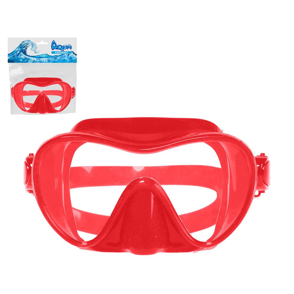 Zdjęcia - Maska do pływania Atosa Silicone Snorkeling Mask Czerwony 9625-Multicolor-One Size