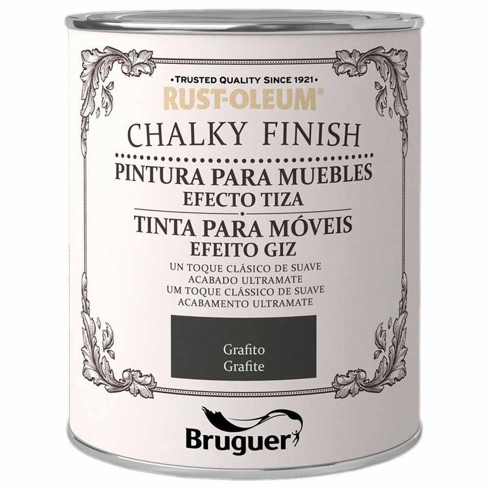 Zdjęcia - Obraz no brand Bruguer Rust-oleum Chalky Finish 5397533 Furniture Painting 0.75l Szary 25 