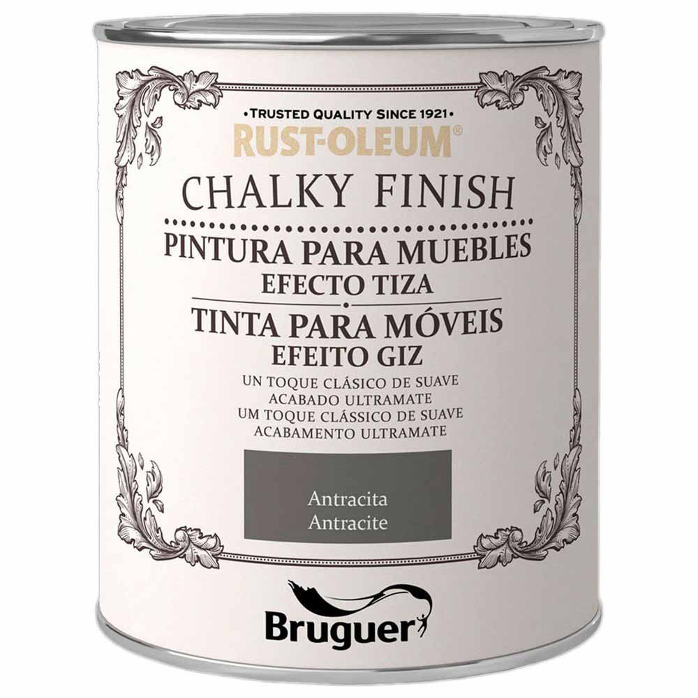 Zdjęcia - Obraz no brand Bruguer Rust-oleum Chalky Finish 5397535 Furniture Painting 0.75l Szary 25 