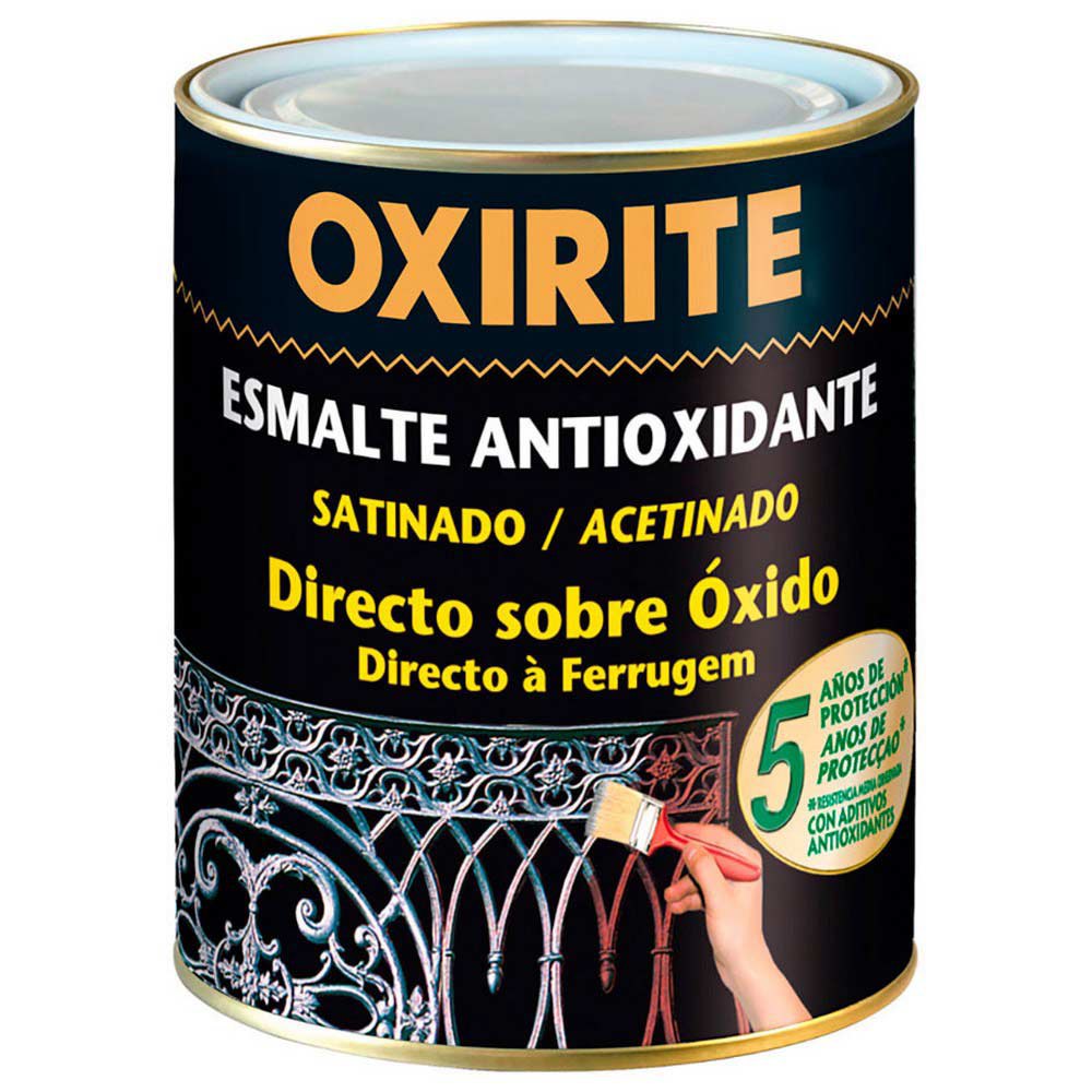 Zdjęcia - Obraz no brand Oxirite 5397918 250ml Satin Antioxidant Enamel Biały 25514 