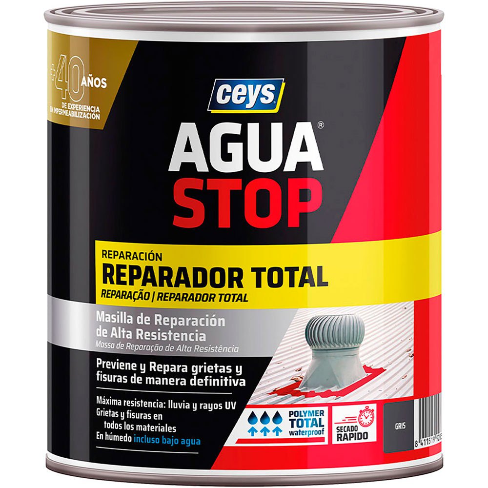 Zdjęcia - Obraz no brand Ceys Agua Stop High Strength Repair Putty 1kg Szary 95676 