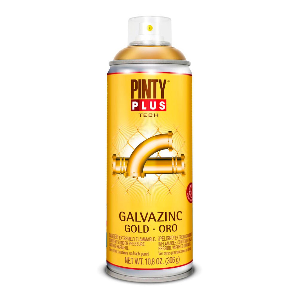 Zdjęcia - Obraz no brand Pintyplus Tech Galvazinc 520cc Gloss Gold G151 Spray Paint Złocisty 95809 