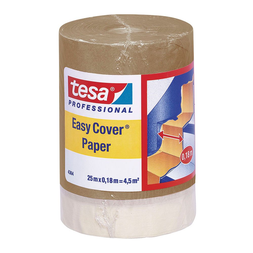 Zdjęcia - Obraz TESA Easy Cover 4364 Paint Roll Paper 25 M X 180 Mm Złocisty 47258 