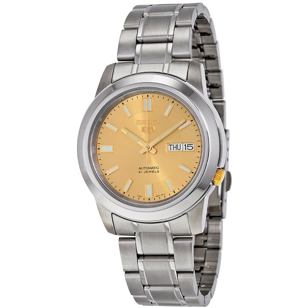 Seiko Watches Relógio 5 Gent Snkk13k1 One Size Silver - Relógios Relógio 5 Gent Snkk13k1