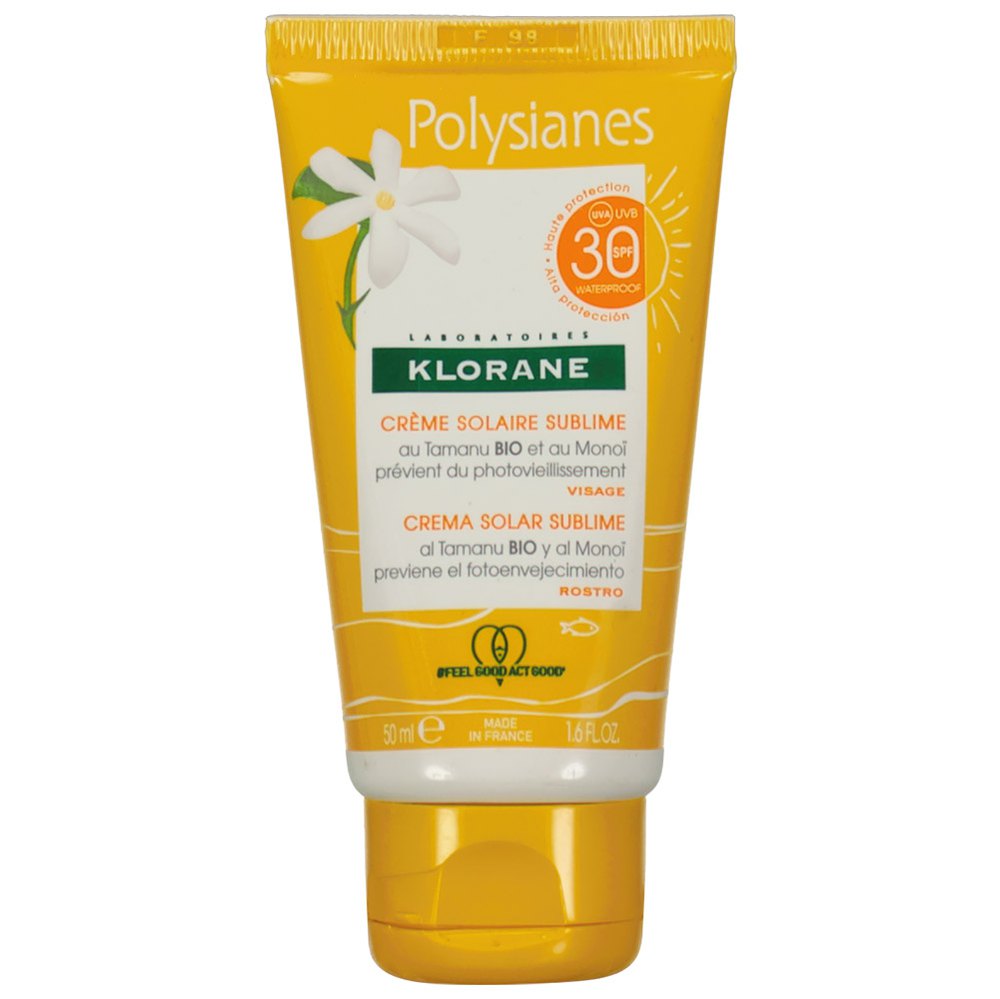 Klorane Polysianes Face Cream Spf30 50ml One Size Orange
