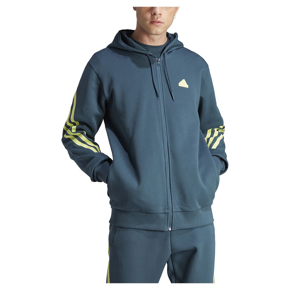 Adidas Sportswear Future Icons 3 Stripes Full Zip Sweatshirt  M / Regular Homem