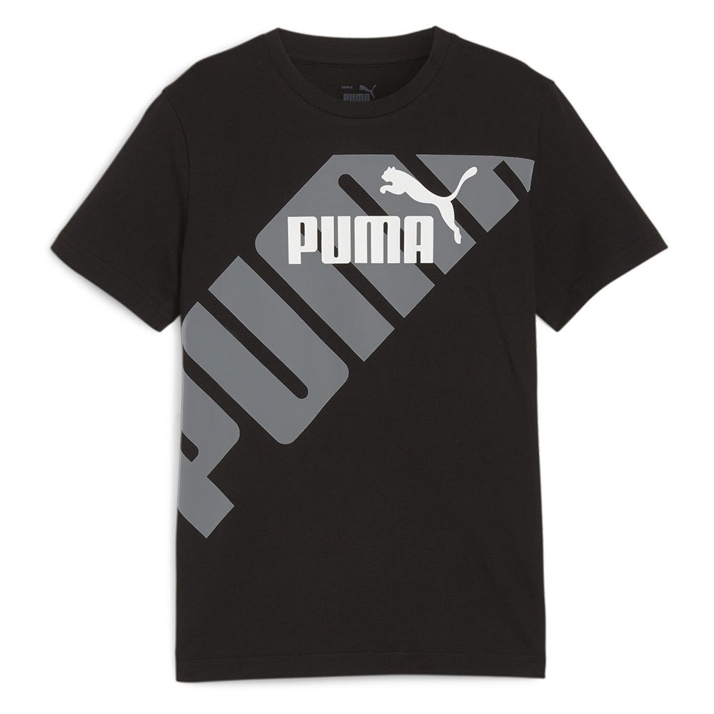 Puma Power Graphic B Short Sleeve T-shirt Preto 9-10 Years Rapaz