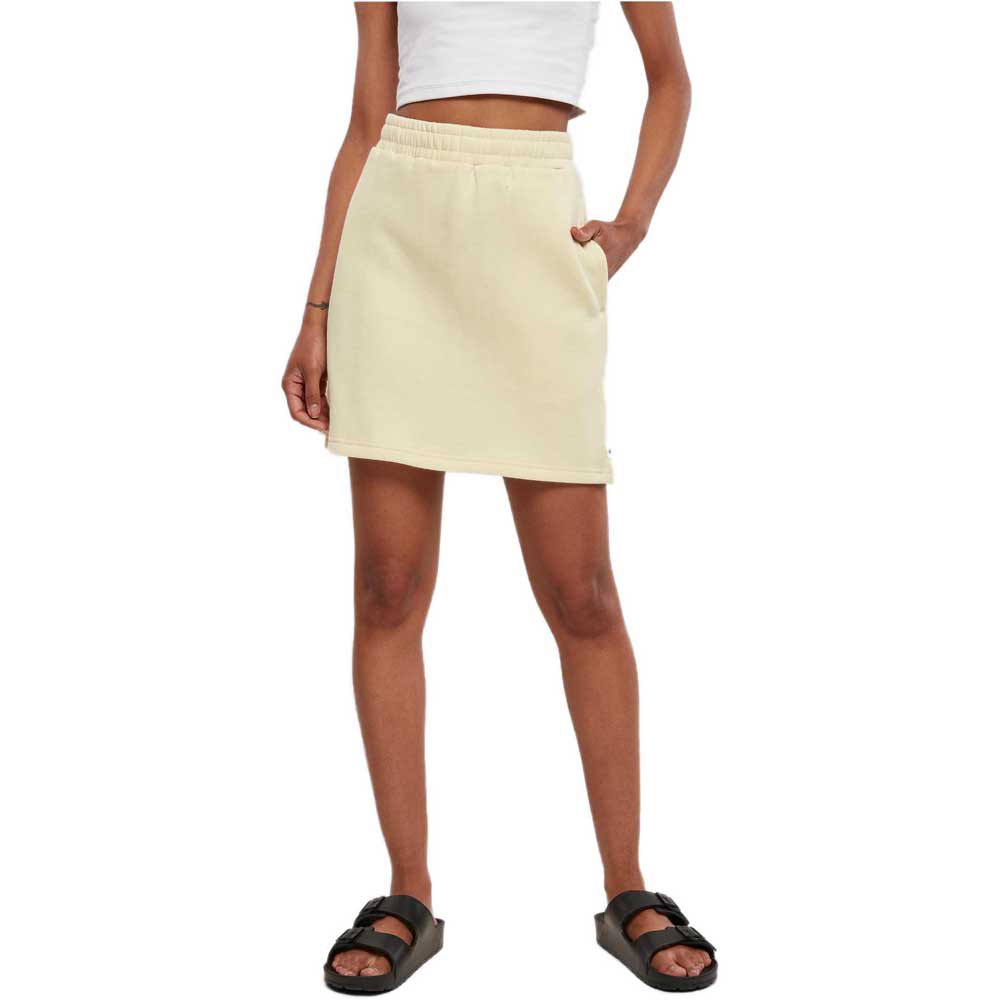 Urban Classics Organic Terry High Waist Mini Skirt Amarelo 5XL