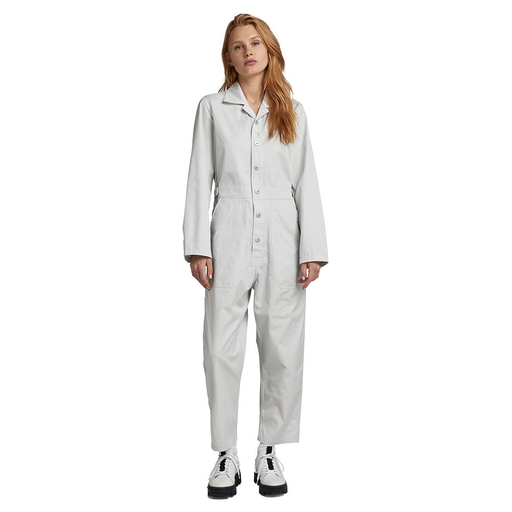 G-star Relaxed Jumpsuit Cinzento S Mulher