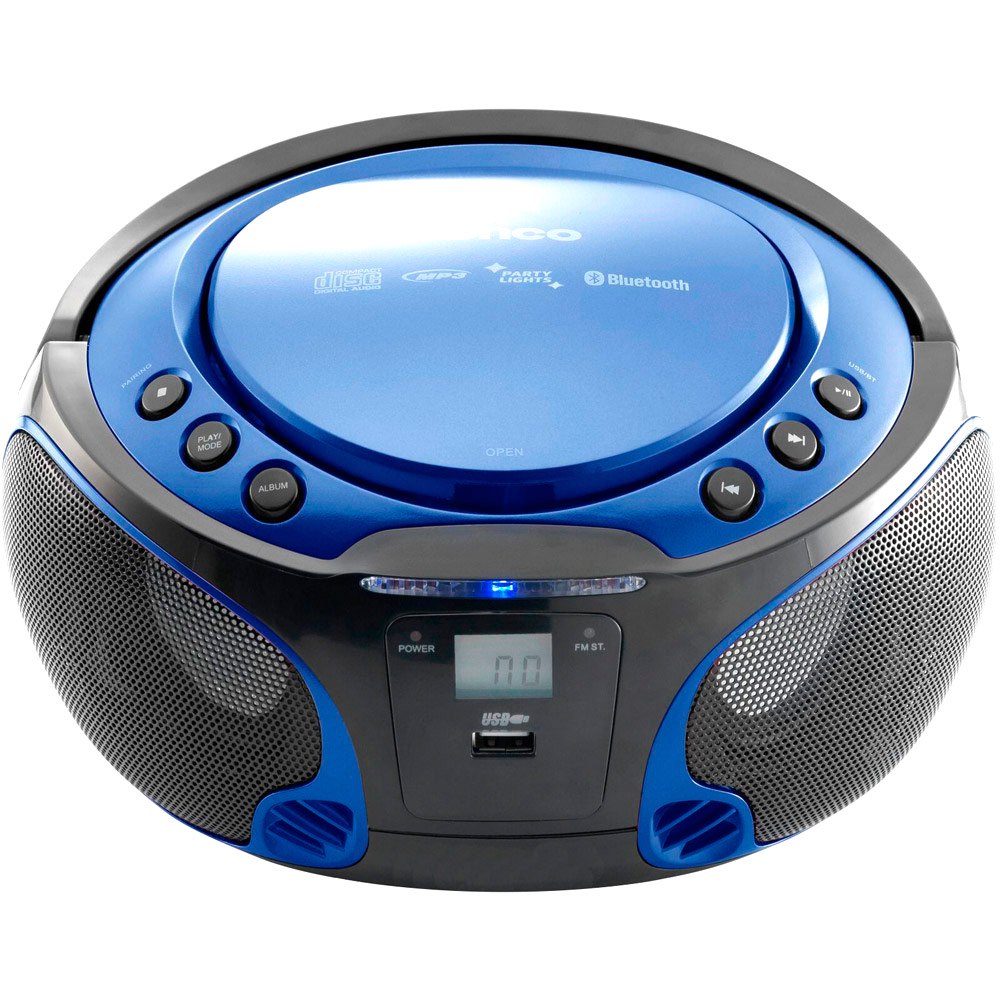 Rádio Portátil SCD 550 c/ Leitor de CDs e USB (Azul) - 