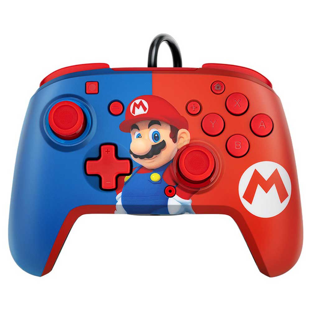 Pdp Nintendo Switch Controller Faceoff Deluxe Super Mario One Size Red / Blue