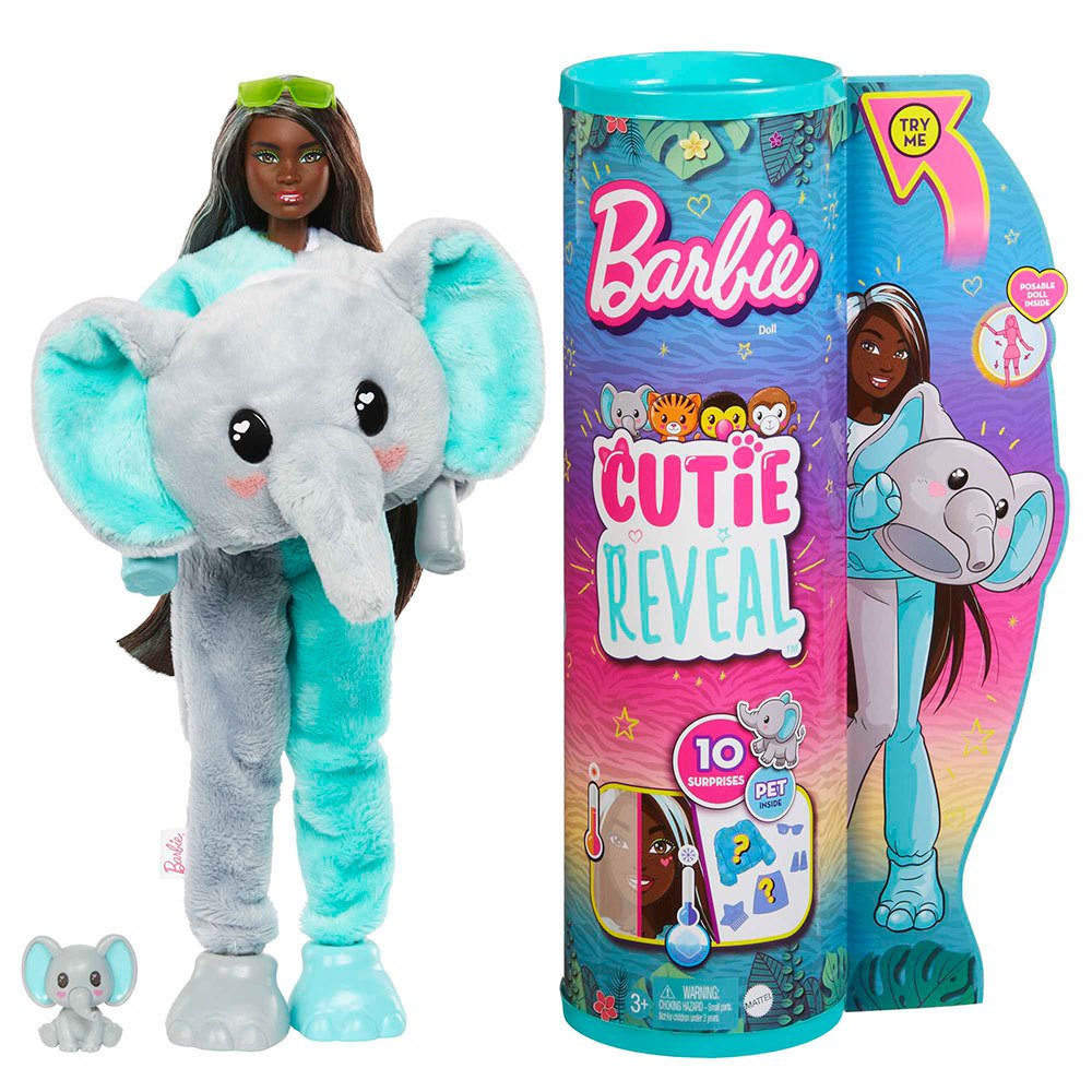 Barbie Cutie Reveal Friends Of The Elephant Jungle Doll