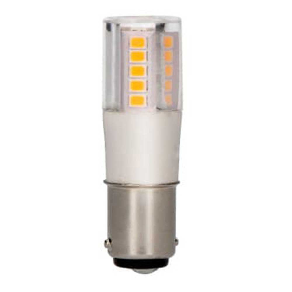 LAMPADA BAYONETA LED B15d 5.5W 650 Lm 3200K LUZ QUENTE COM BASE CERAMICA 