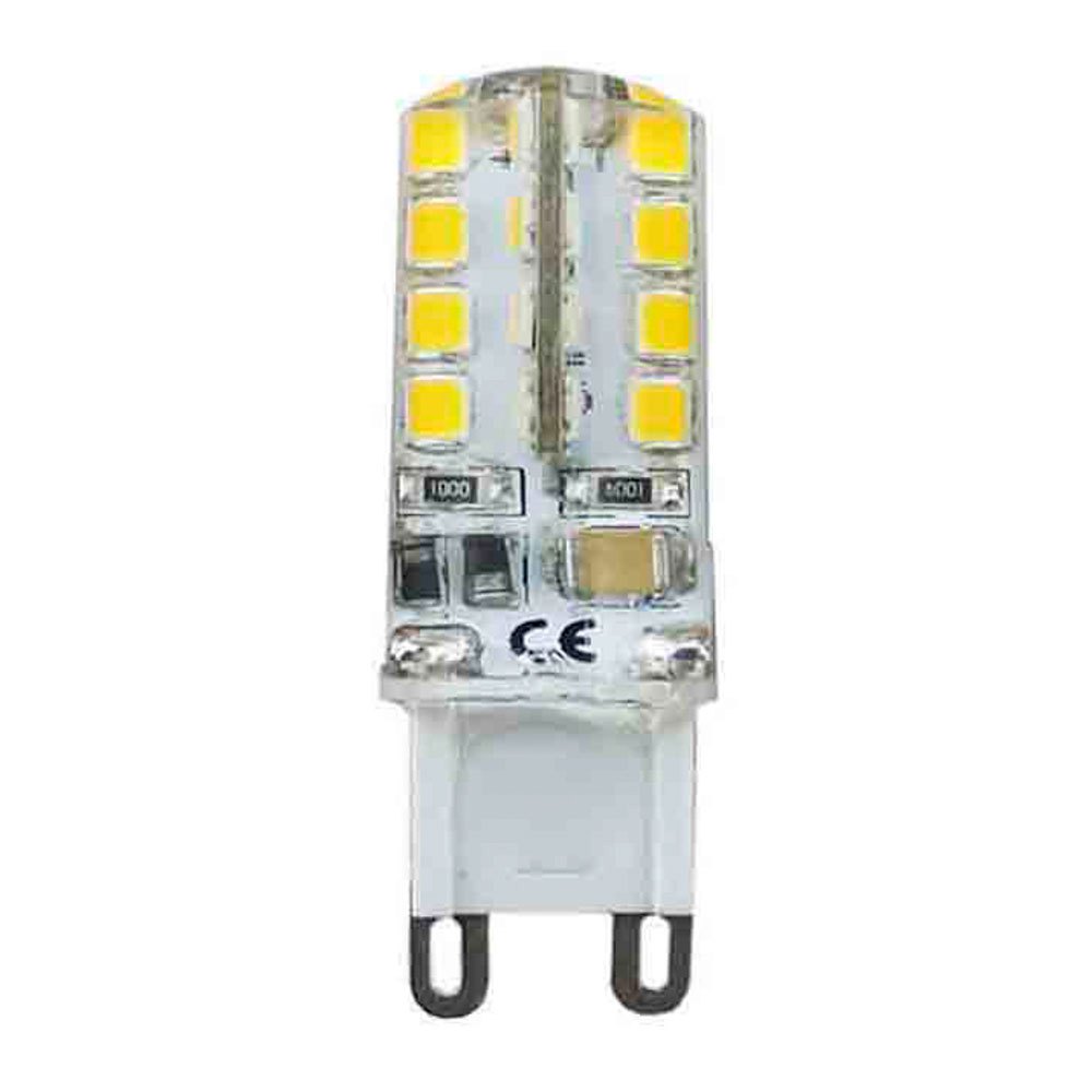 LAMPADA G9 SILICONE LED 2,5W 200 Lm 3200K LUZ QUENTE 