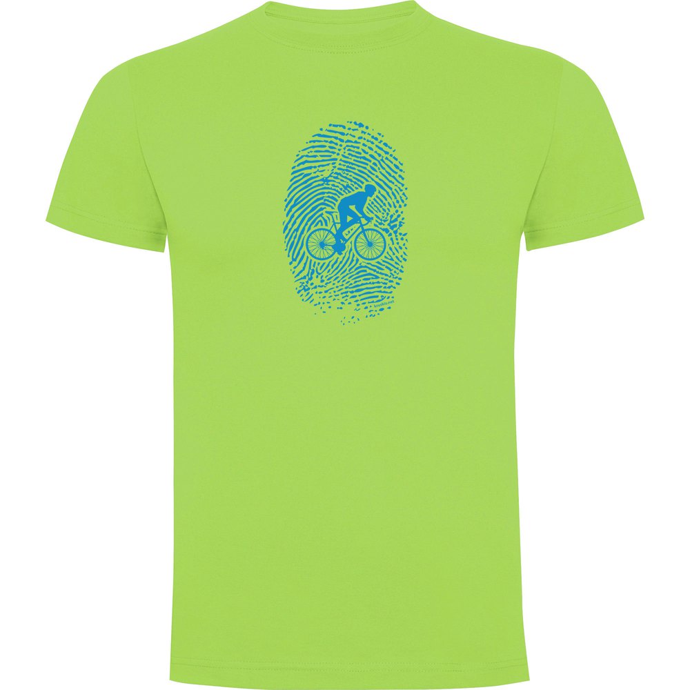 Camiseta De Manga Curta Biker Fingerprint M Light Green