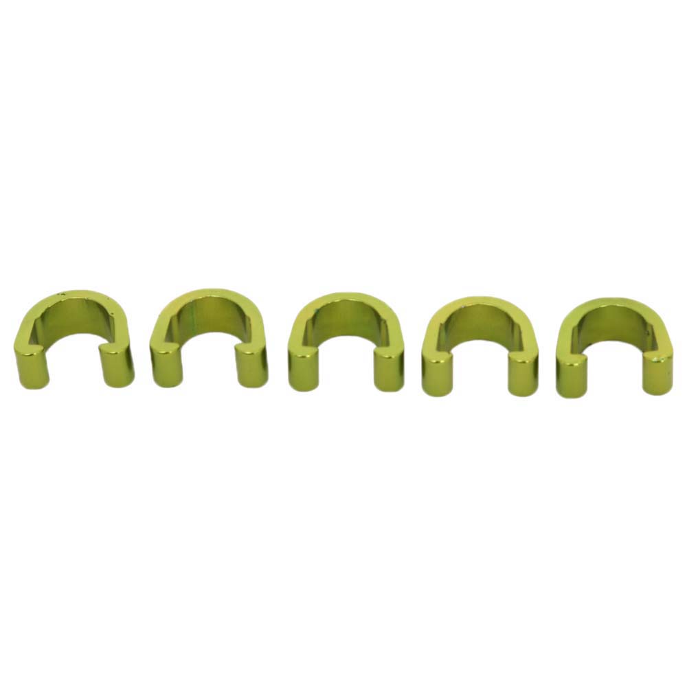 Alu Cable Guide For Frames 5 Units One Size Green
