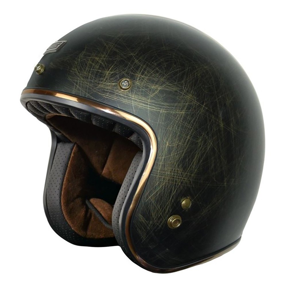 Capacete Jet Primo Scacco XS Bronze Old Metal Effect