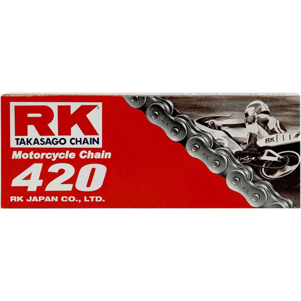 420 Standard Clip Non Seal Drive Chain 118 Links Natural