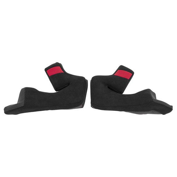 N-com N87 Clima Comfort Cheek Pads L Black / Red