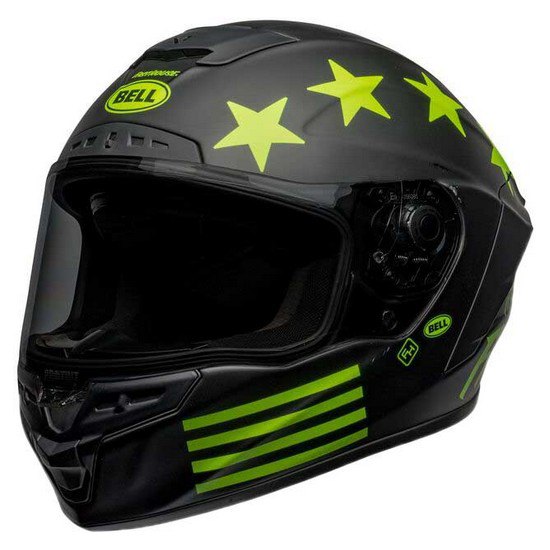 Capacete Integral Star Dlx Mips S Fasthouse Victory Matte Black / Gloss Yellow
