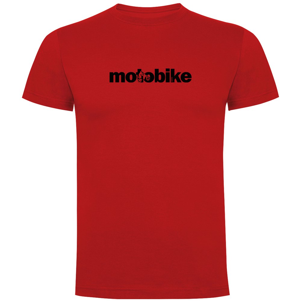 Camiseta De Manga Curta Word Motorbike Mx L Red