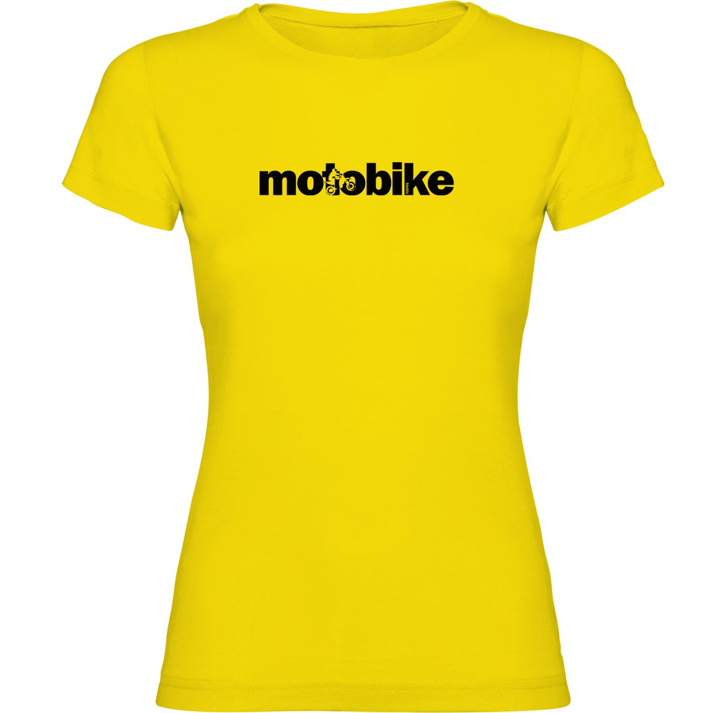 Camiseta De Manga Curta Word Motorbike Mx S Yellow