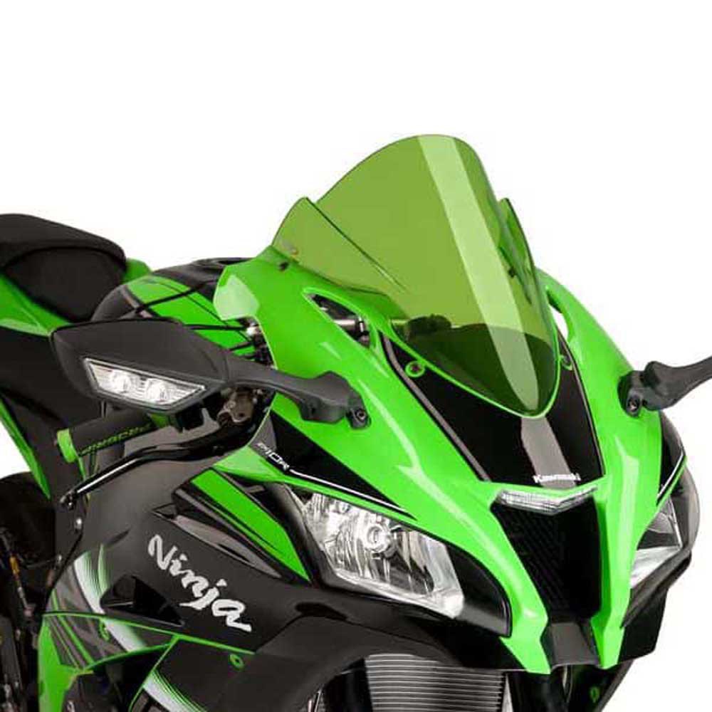 Pára-brisa Z-racing Kawasaki Zx-10r/krt Replica/se&zx-10rr One Size Green